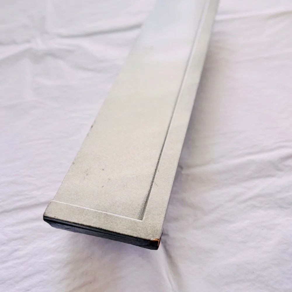 Vintage 20” Minimalist Wooden Silver Display Shelf Sleek Design Floating Effect